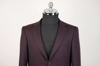 Dark burgundy Montmen regular fit blazer