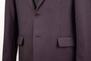 Dark burgundy Montmen regular fit blazer