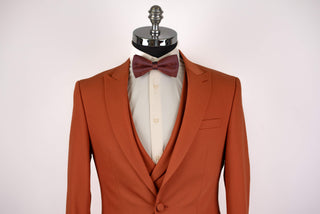 Oranžs Quesste slim fit uzvalks ar divrindu pogu vesti