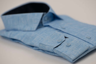 Gaiši zils Nino Pacoli slim fit krekls