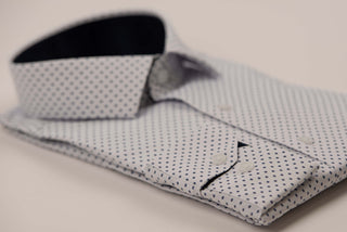 Nino Pacoli slim fit krekls ar zilu rakstu