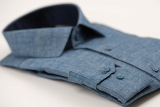 Blue Nino Pacoli slim-fit shirt