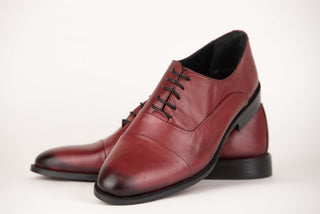 Light burgundy Derimo leather shoes