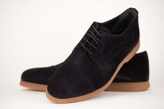Dark blue Derimo suede shoes