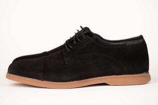 Black Derimo suede shoes