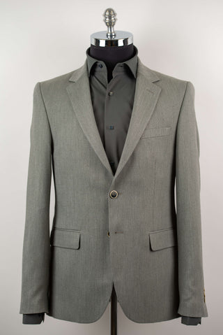 Grey Lozenge slim fit stretch blazer