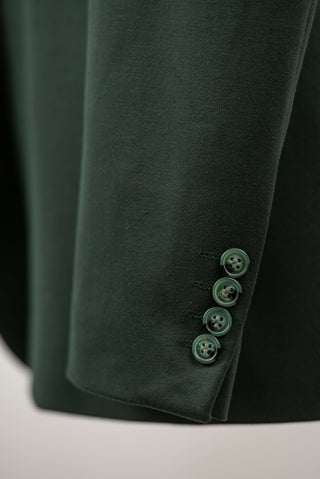 Dark green Lozenge extended stretch blazer