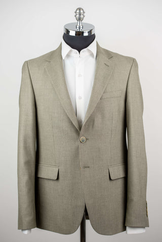 Light khaki Lozenge extended stretch blazer
