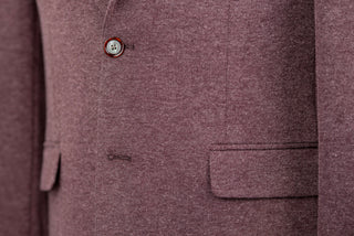 Burgundy Lozenge extended stretch blazer