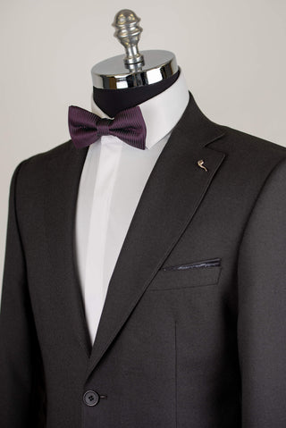 Tumši pelēks Lucio slim fit uzvalks