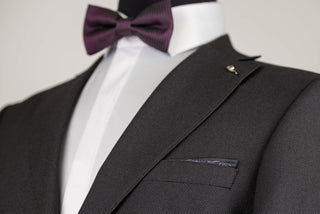Tumši pelēks Lucio slim fit uzvalks
