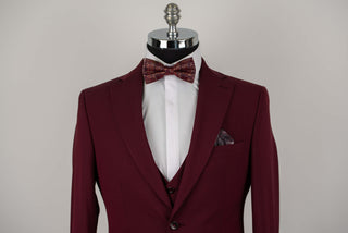 Bordo Quesste slim fit uzvalks ar vesti