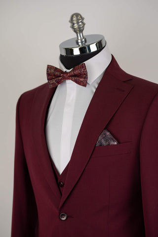 Bordo Quesste slim fit uzvalks ar vesti