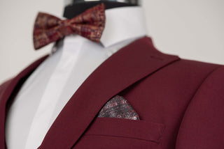 Bordo Quesste slim fit uzvalks ar vesti