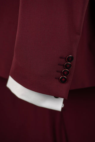 Bordo Quesste slim fit uzvalks ar vesti