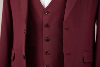 Bordo Quesste slim fit uzvalks ar vesti