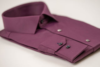 Burgundy Nino Pacoli slim-fit shirt