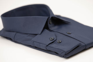 Tumši zils Nino Pacoli regulāra piegriezuma krekls