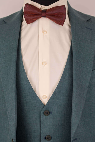 Zaļš Quesste slim fit uzvalks ar vesti