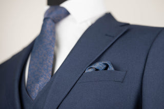 Zils Azzaro slim fit uzvalks ar vesti