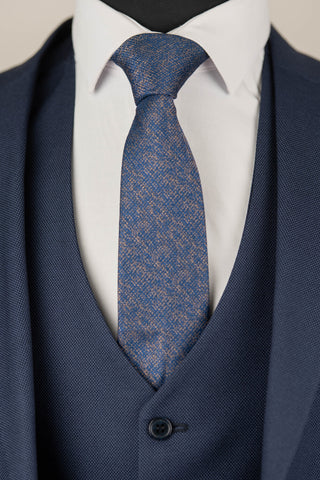 Zils Azzaro slim fit uzvalks ar vesti