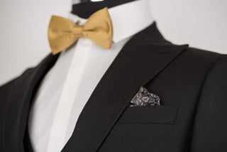 Black Quesste slim fit suit with a vest