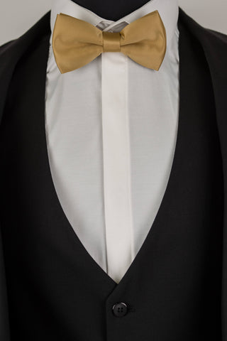 Black Quesste slim fit suit with a vest