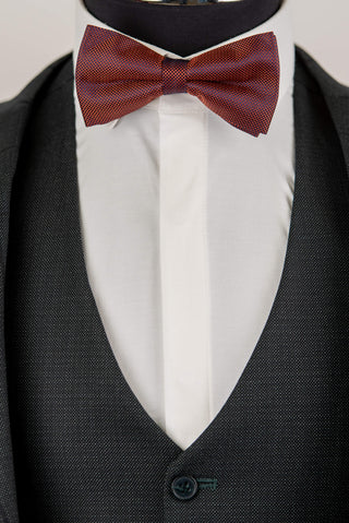 Tumši zaļš Azzaro slim fit uzvalks ar vesti un rūtainu rakstu
