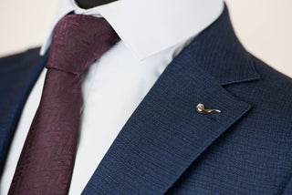 Zils Lucio pagarināts uzvalks