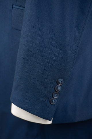 Zils Franko Cardini slim fit uzvalks ar vesti