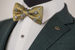 Zaļš Franko Cardini slim fit uzvalks ar vesti