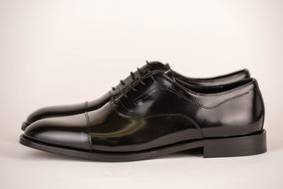 Black Toroslar leather shoes