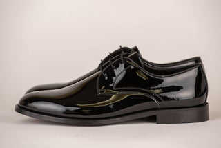 Black Toroslar patent leather shoes