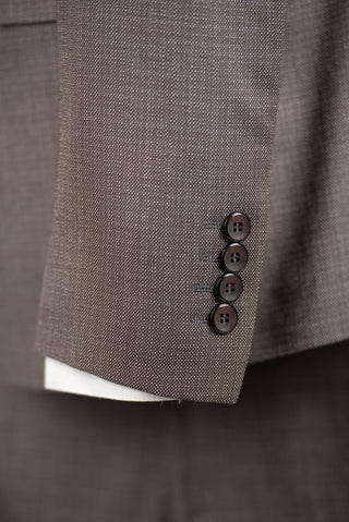 Brūns Emilio Massimo slim fit uzvalks