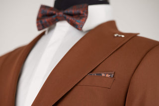 Brūns Emilio Massimo slim fit uzvalks