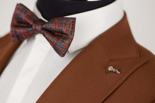 Brūns Emilio Massimo slim fit uzvalks