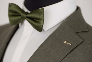 Olīvzaļš Emilio Massimo slim fit uzvalks ar vesti