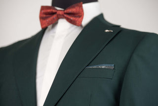 Tumši zaļš Emilio Massimo slim fit uzvalks