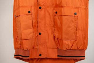 Orange Dekon's plus size warm hooded vest