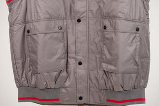 Light grey Dekon's plus size warm hooded vest