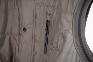 Grey Dekon's plus size warm hooded vest