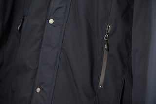 Dark blue Dekon's plus size warm hooded jacket